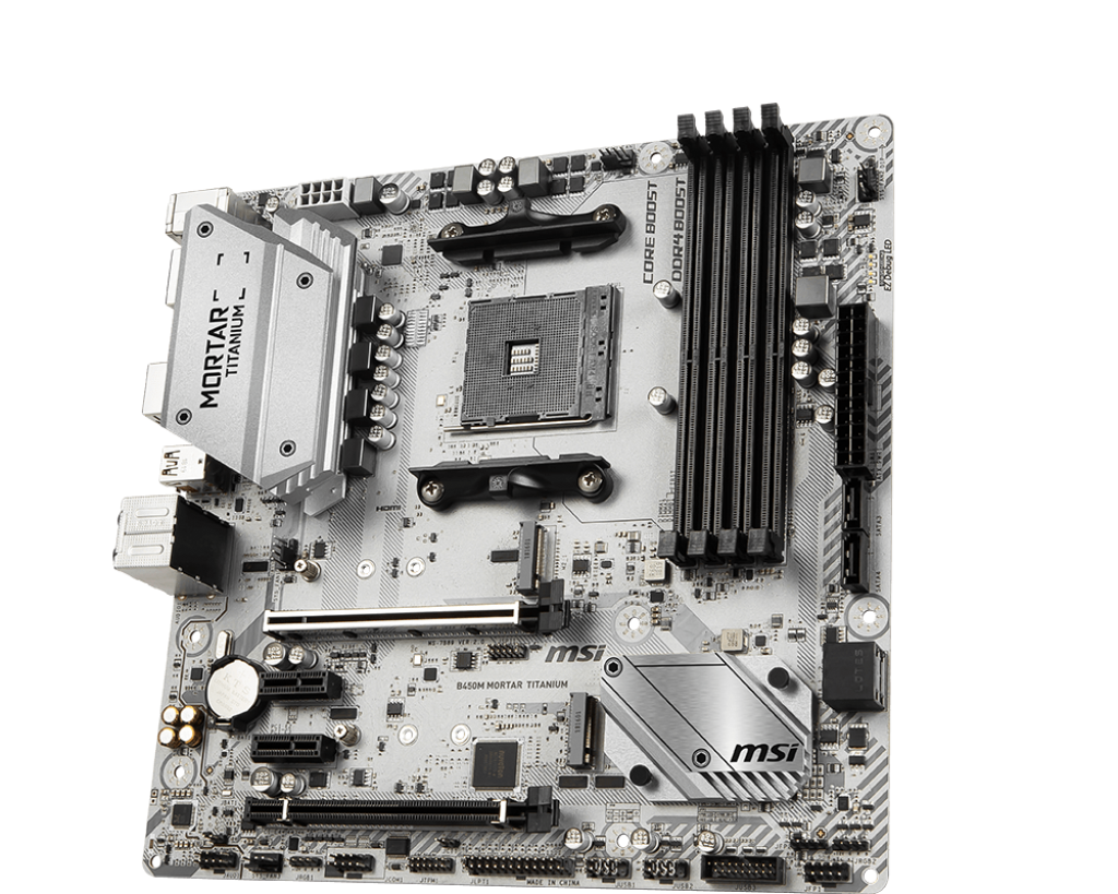 MSI B450M Mortar Titanium - Motherboard Specifications On